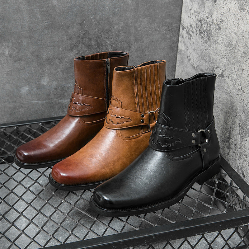 Large Size Western Style Men's Cowboy Boot