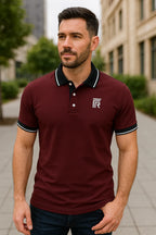 Premium Polo Shirt with different color Collar - FitRobe