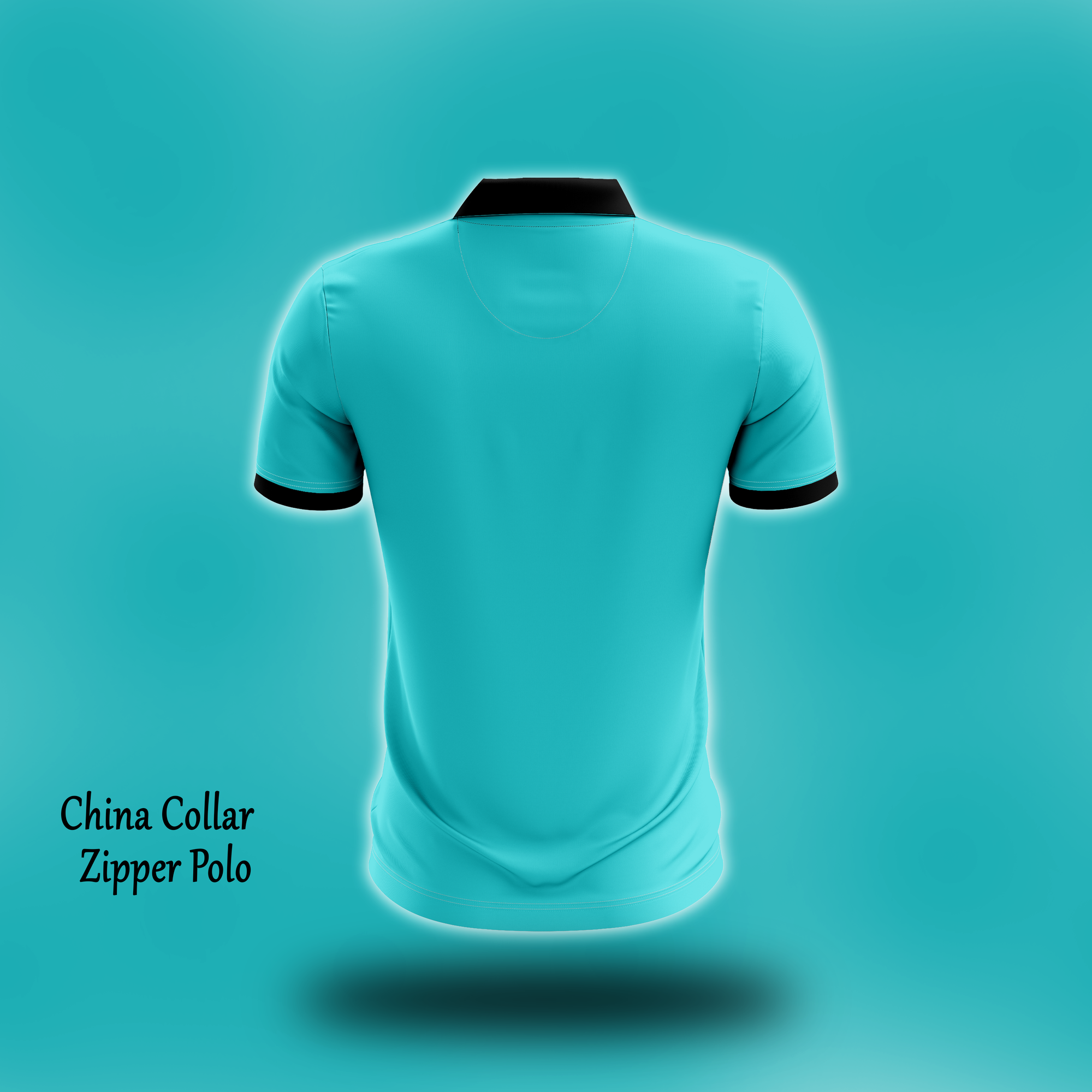 Back Side Round Collar Premium Zipper Polo Shirt for Men – FitRobe Pakistan