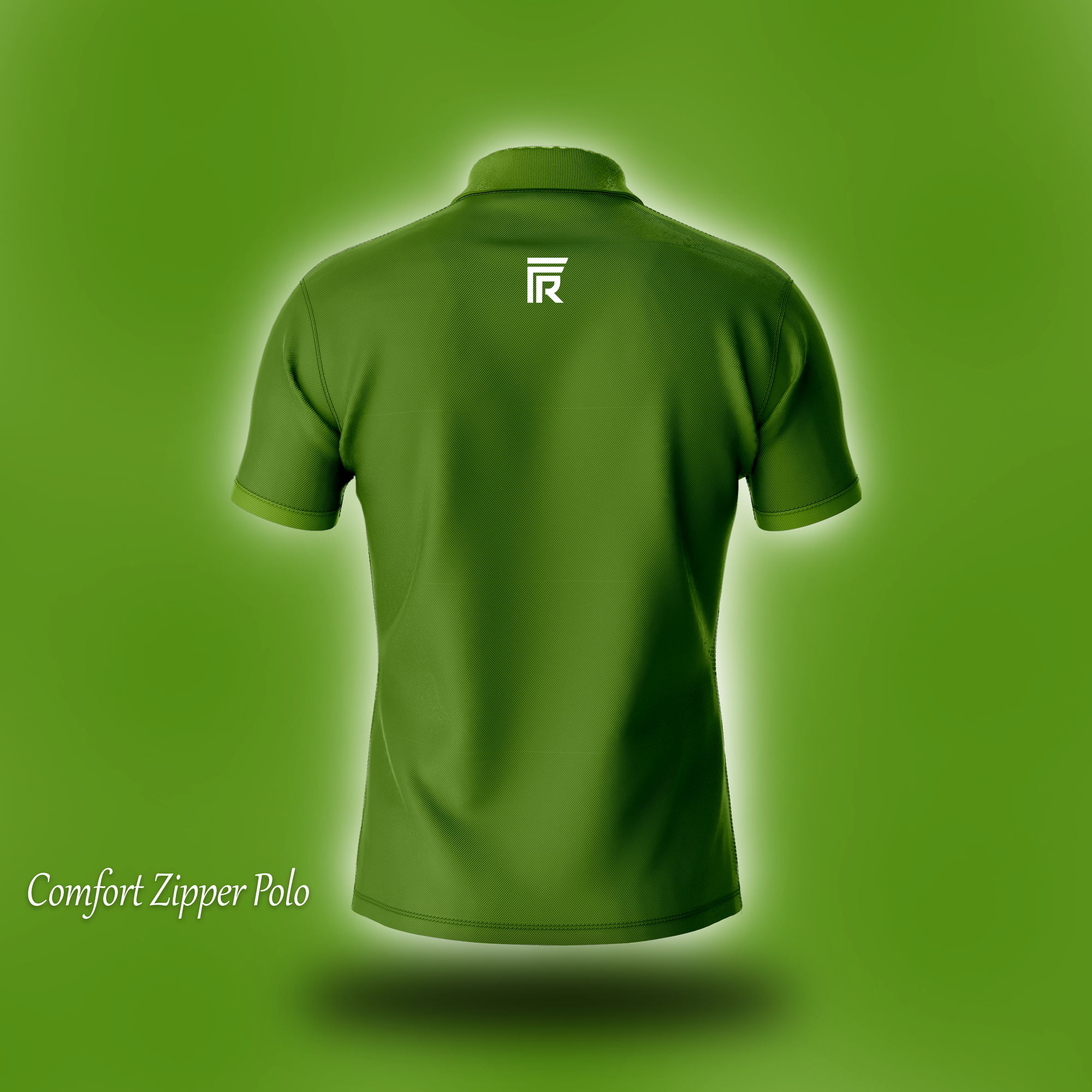 Zipper Polo Shirt - Premium Quality - FitRobe
