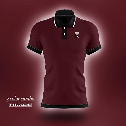 Premium Polo Shirt with different color Collar - FitRobe