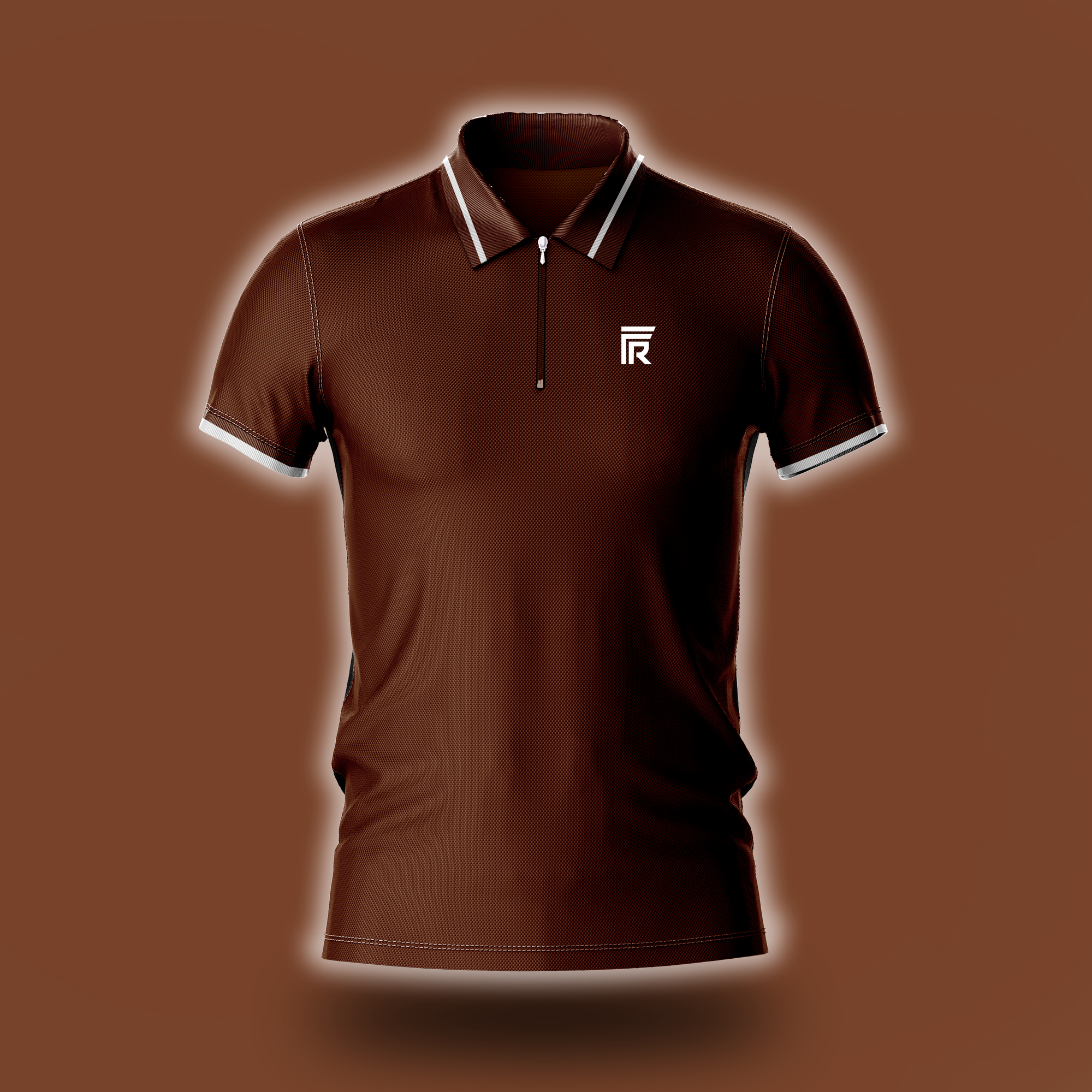 Zipper Polo Shirt - Premium Quality - FitRobe