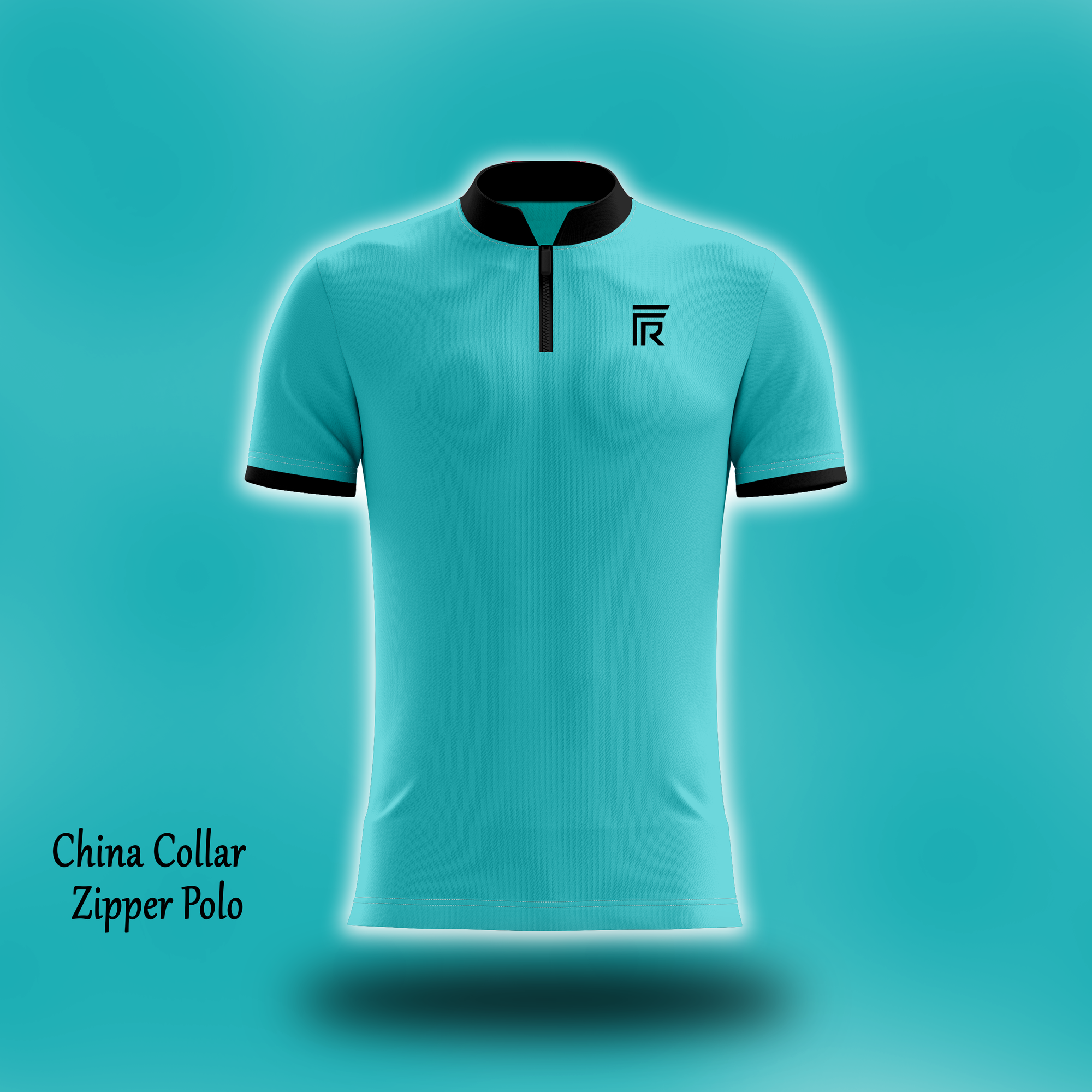 Round Collar Premium Zipper Polo Shirt for Men – FitRobe Pakistan